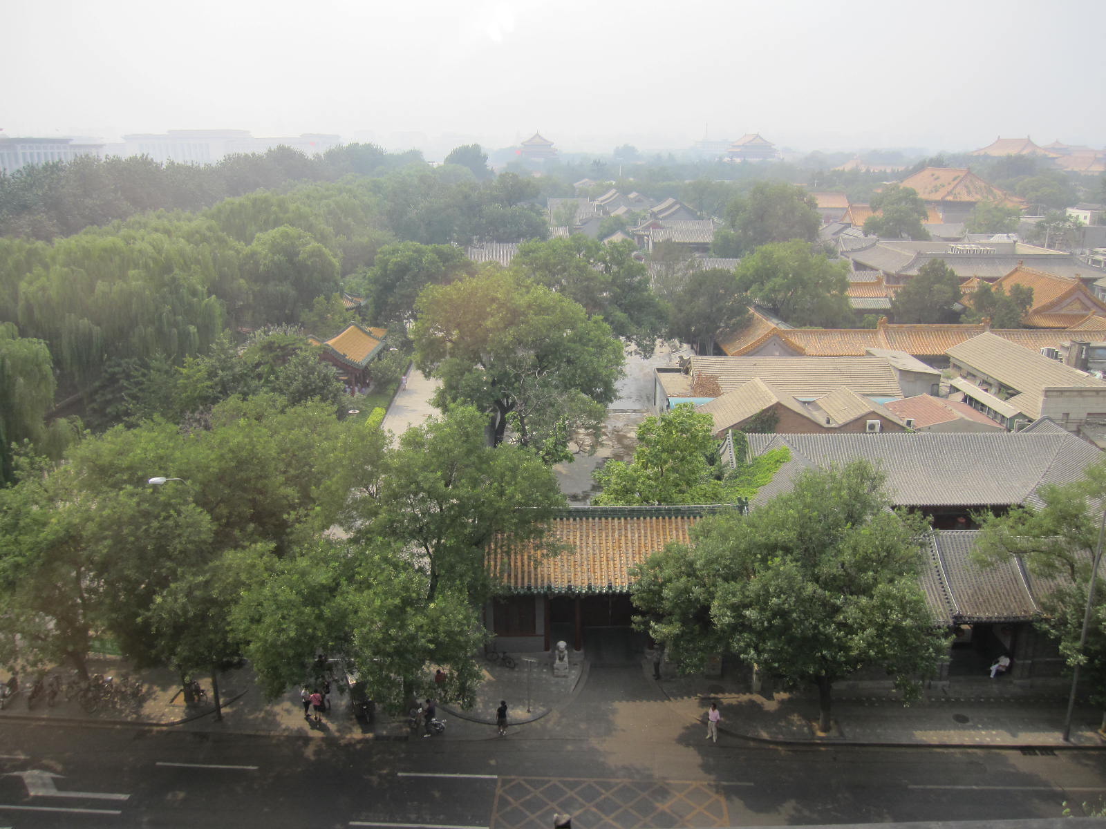北京ホテルからまちの風景